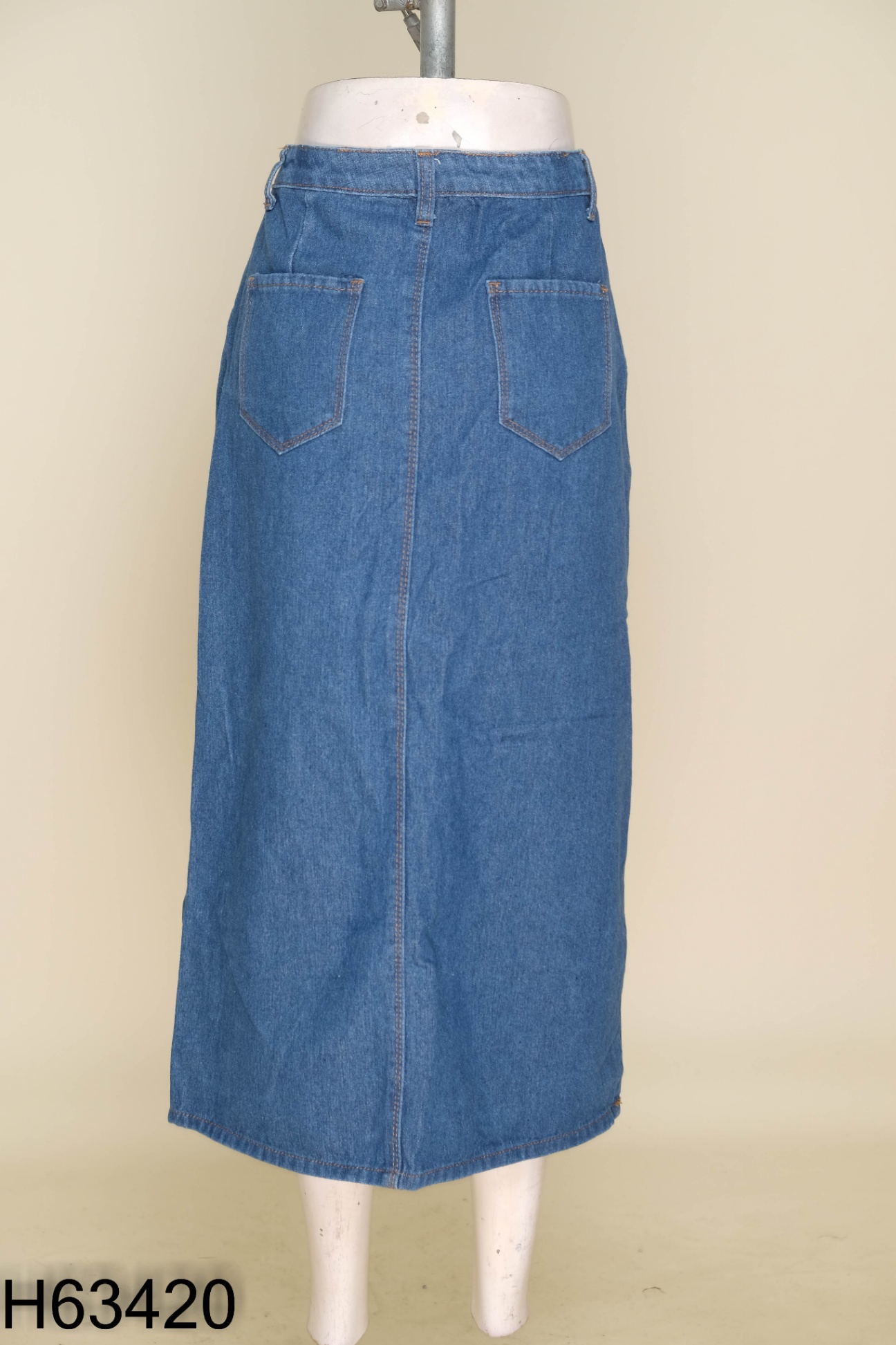 Chân váy jeans xanh