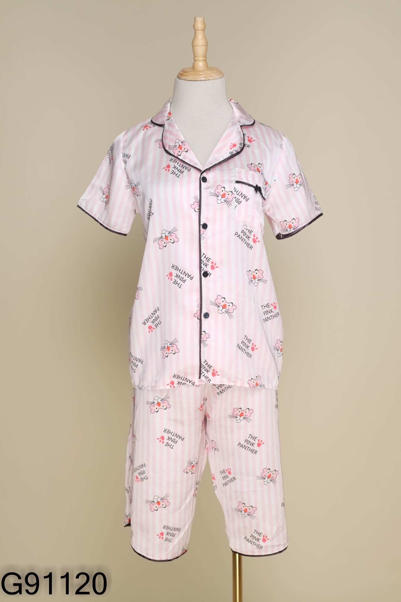 SET Pijama hồng họa tiết