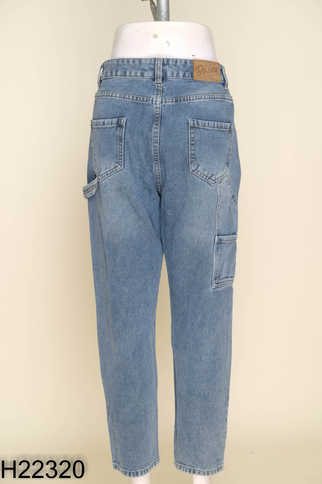 Quần BOO jeans xanh baggy
