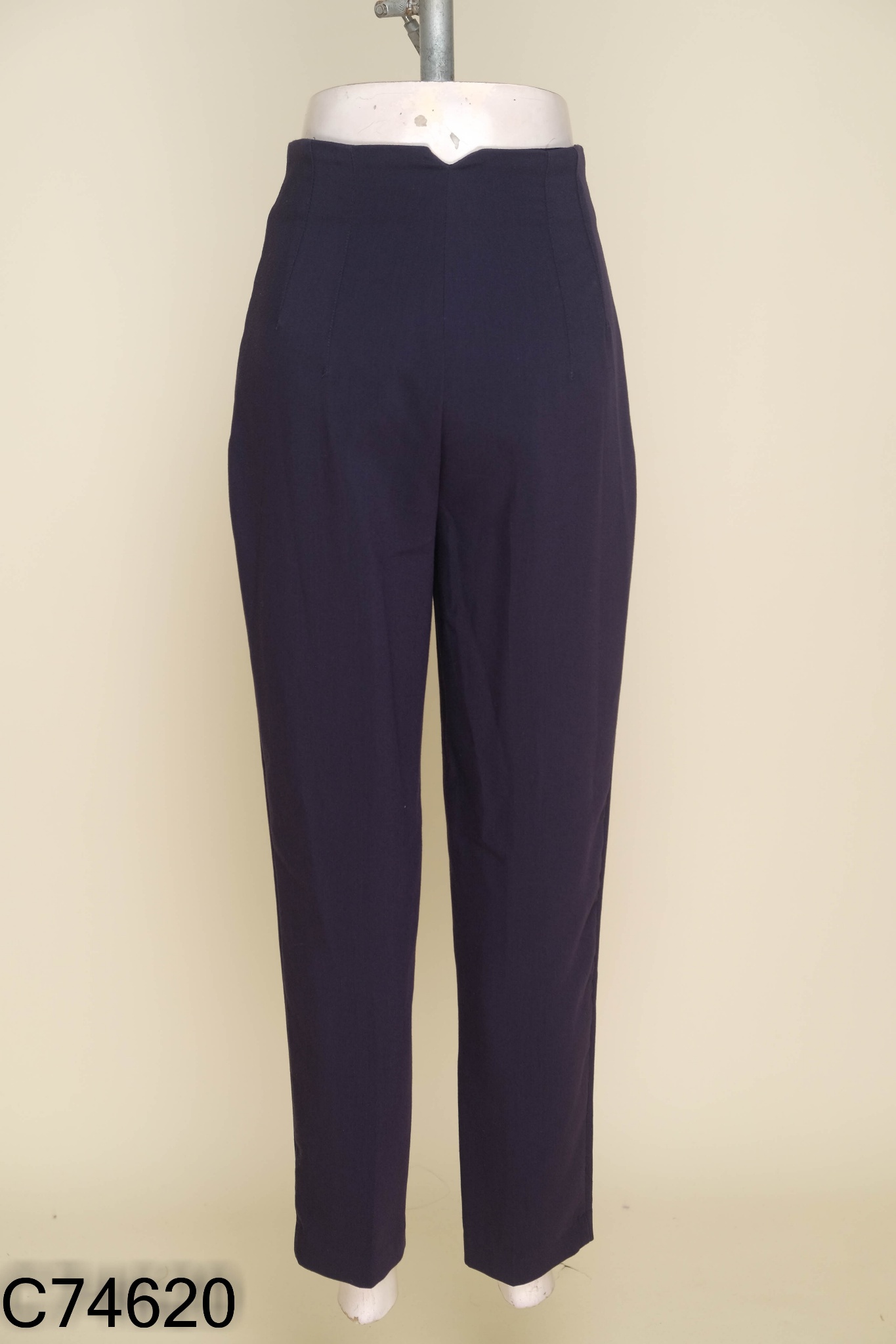 Quần ZARA baggy vải xanh than