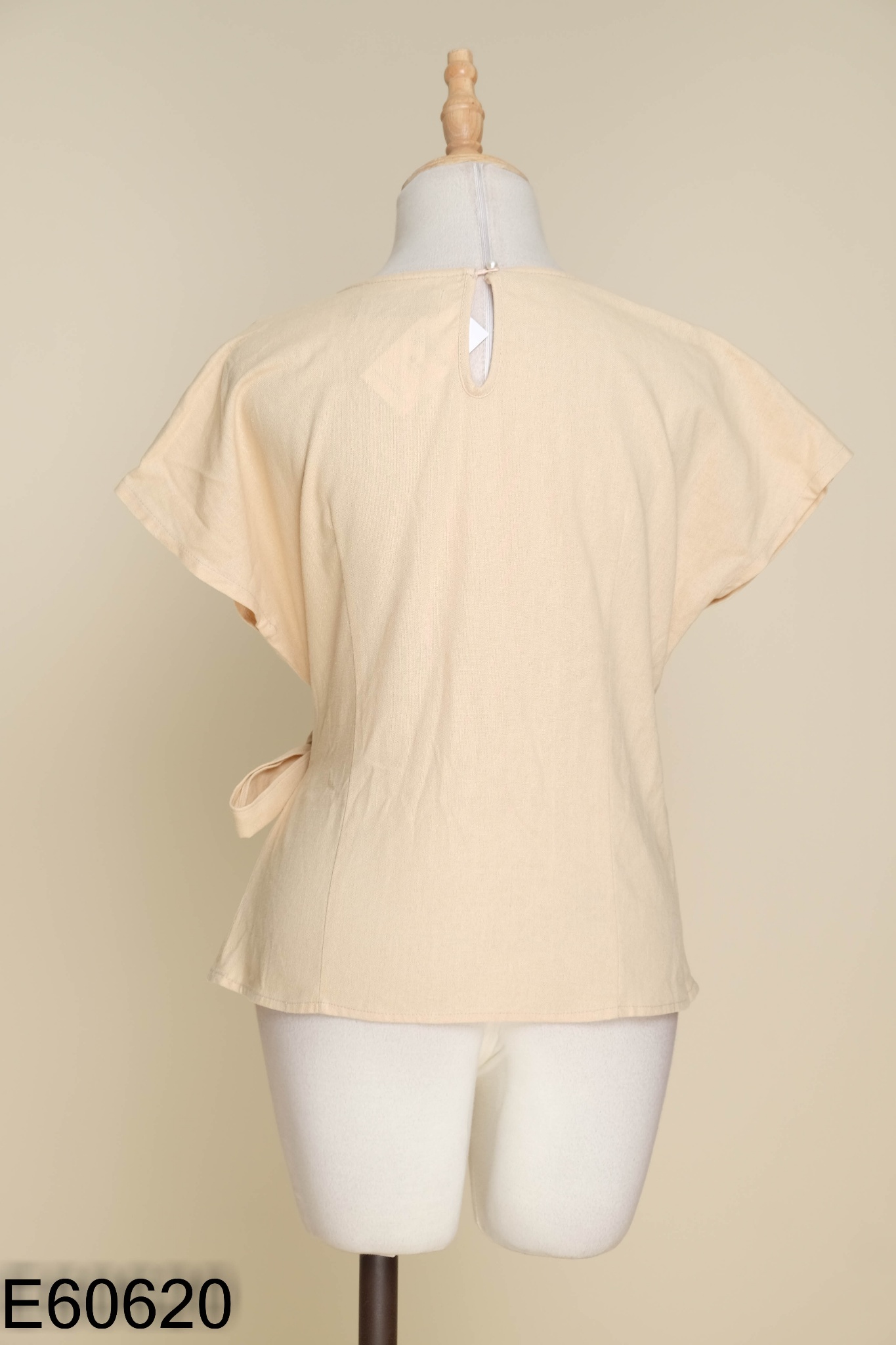 Áo MONTE CANAL be linen buộc eo