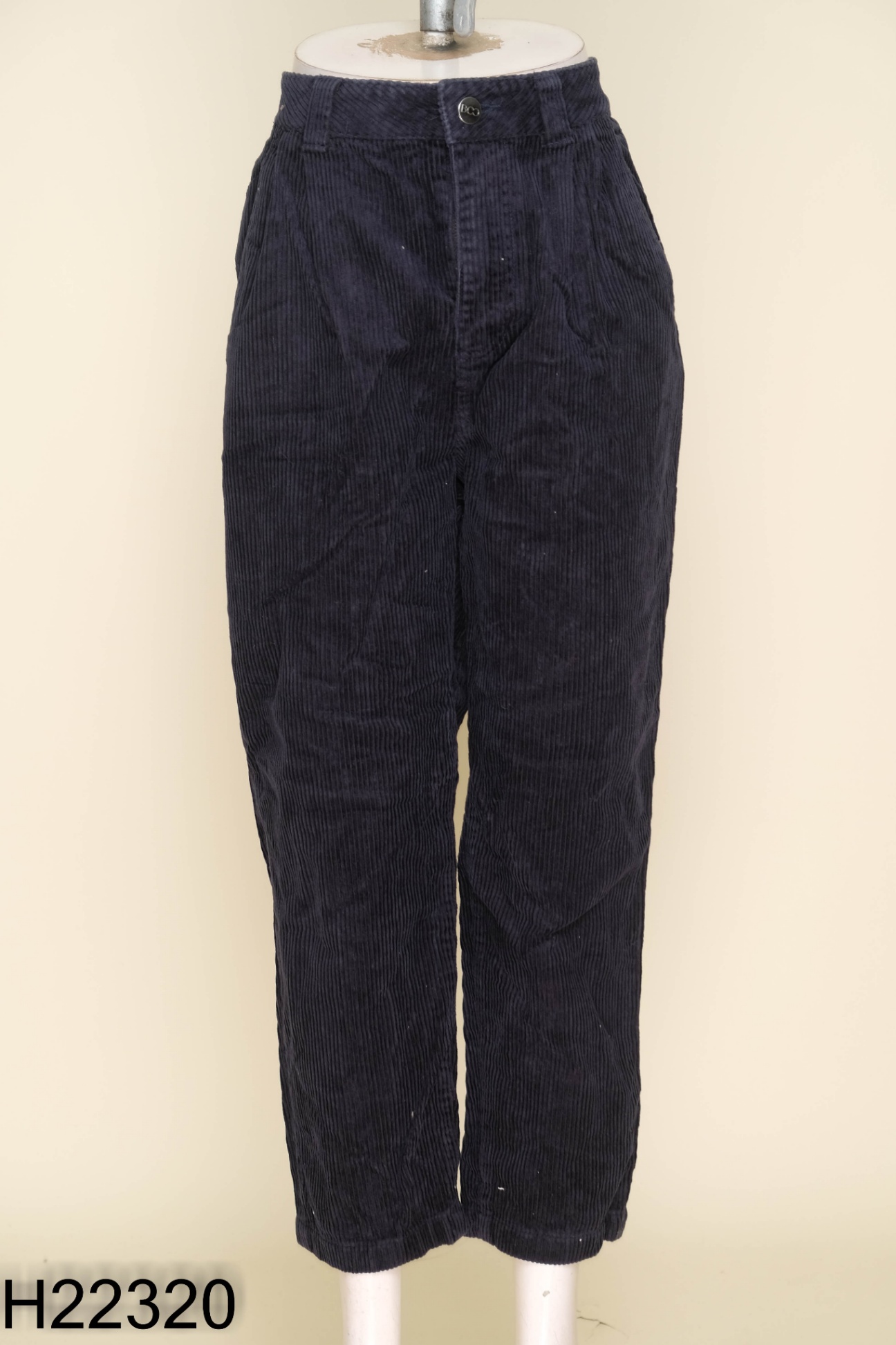 Quần BOO culottes nhung xanh than