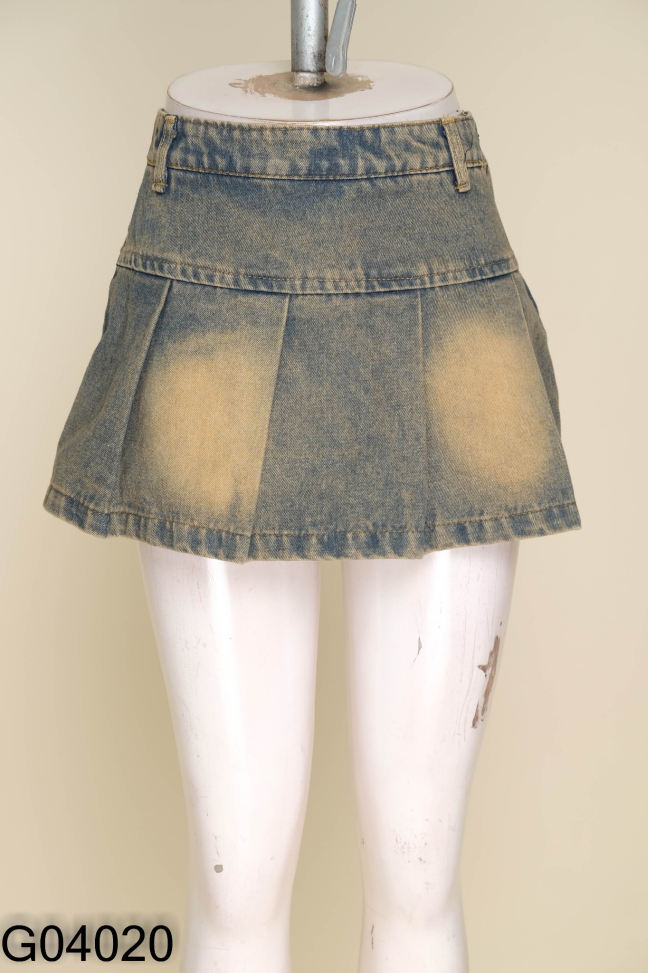 Chân váy jeans xanh