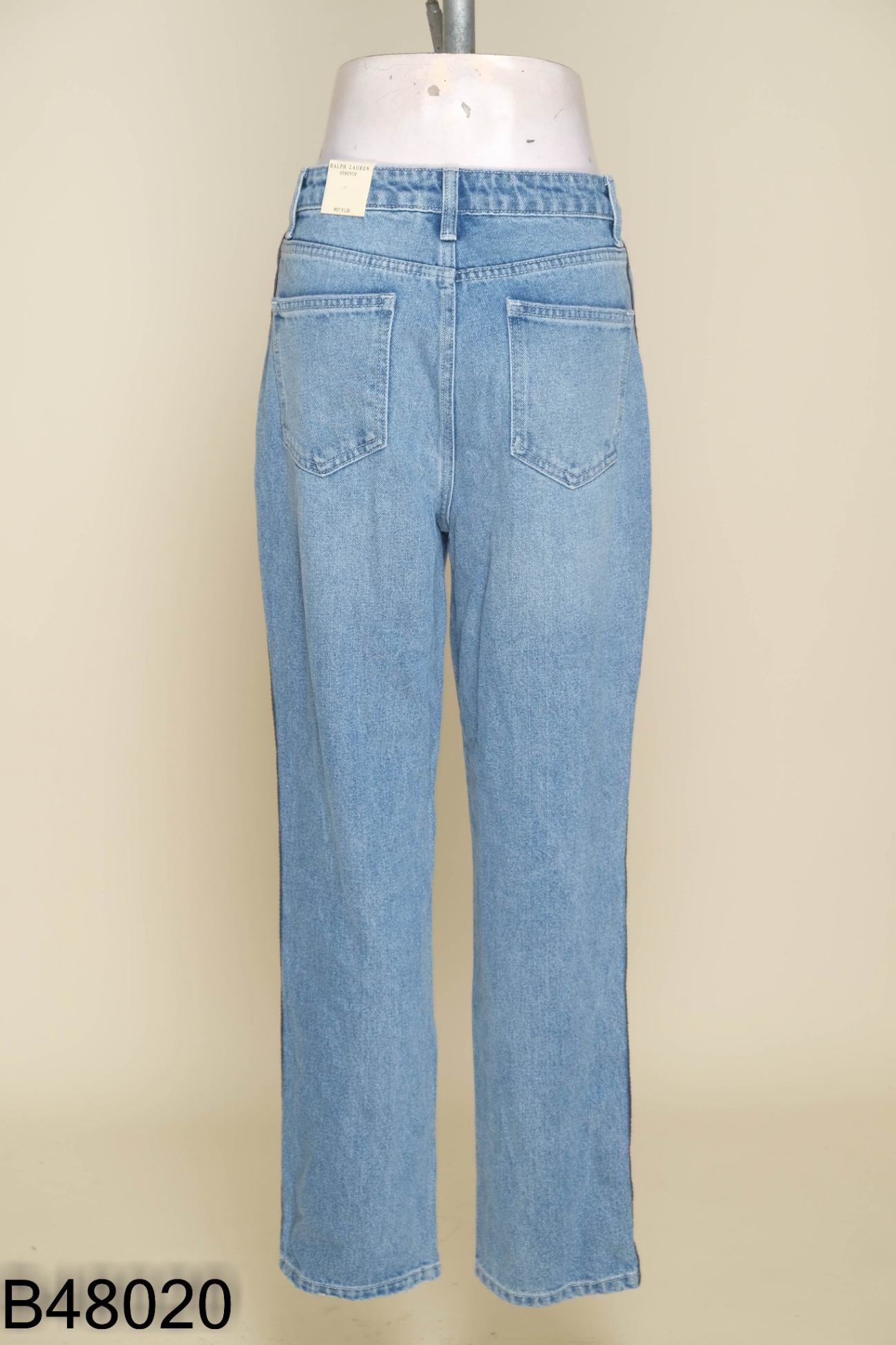 NEWTAG Quần jeans RALPH LAUREN xanh sọc đen