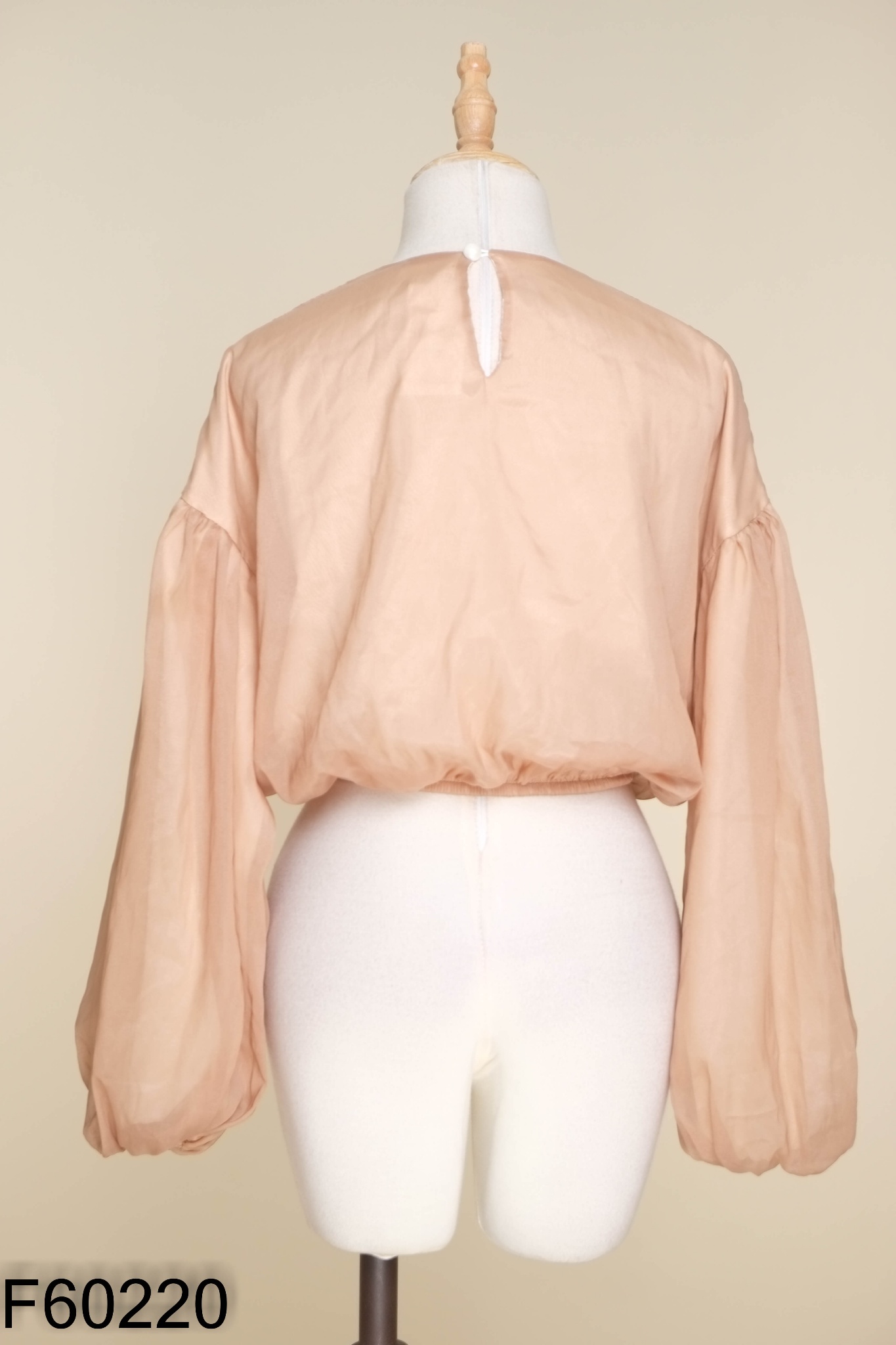 Váy voan nâu croptop
