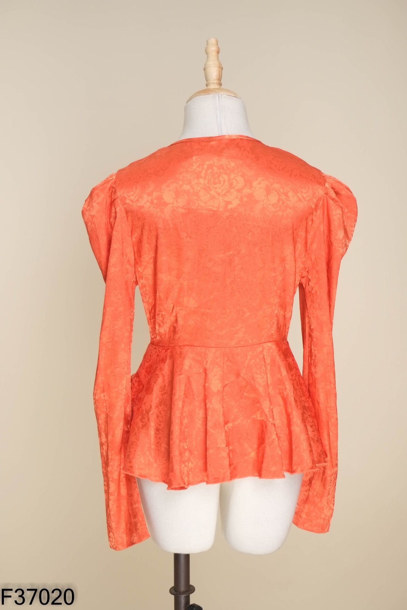 Áo lụa SHEIN đỏ cam