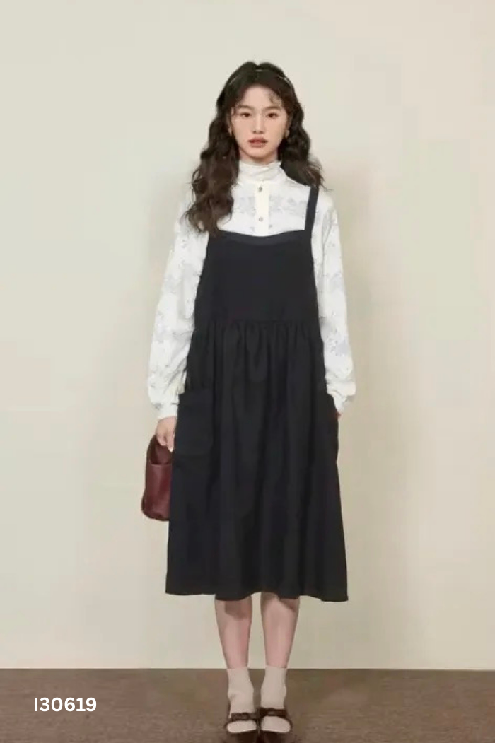 SET Áo ren be + yếm đen