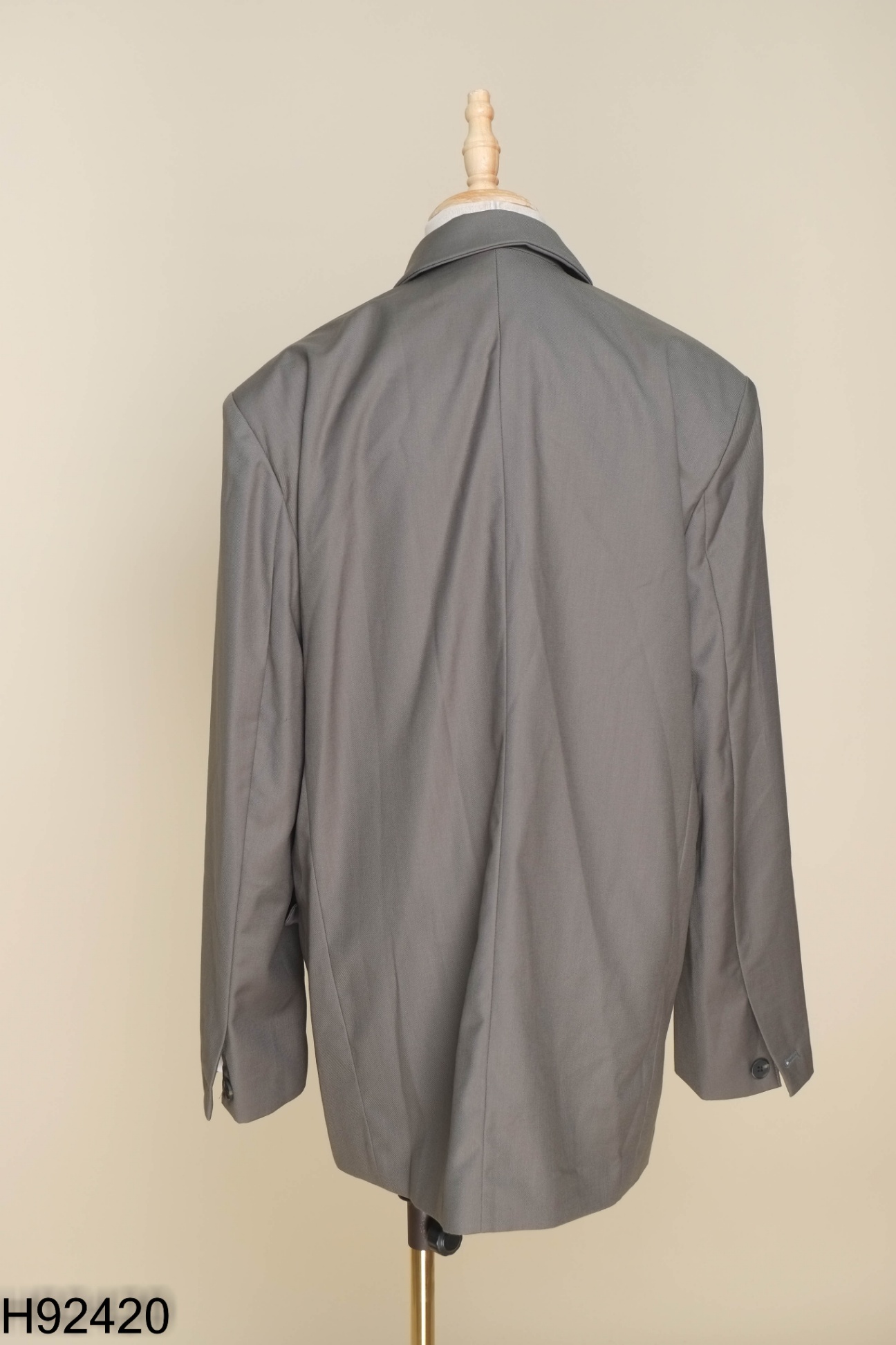 Áo blazer xanh 3 cúc dọc