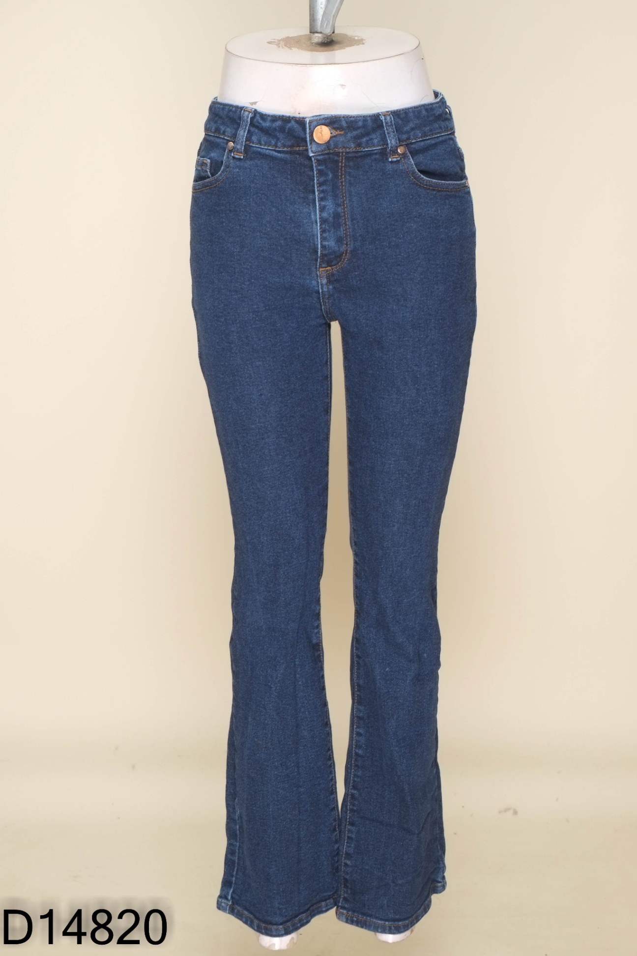 Quần jeans IVY MODA xanh loe