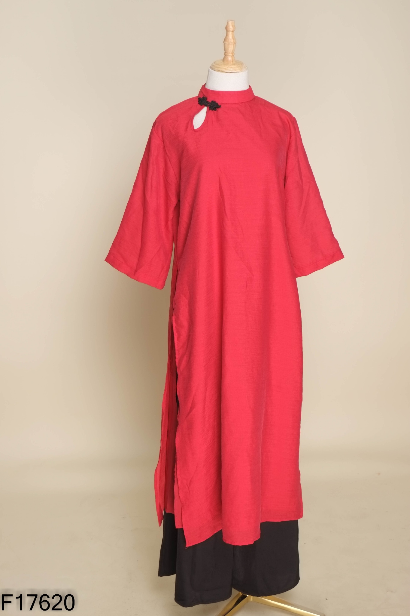 SET Áo dài đỏ + quần đen