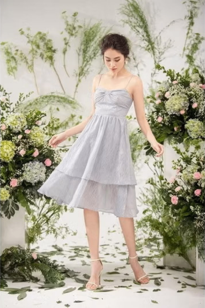 Váy 20CARA xanh hai dây