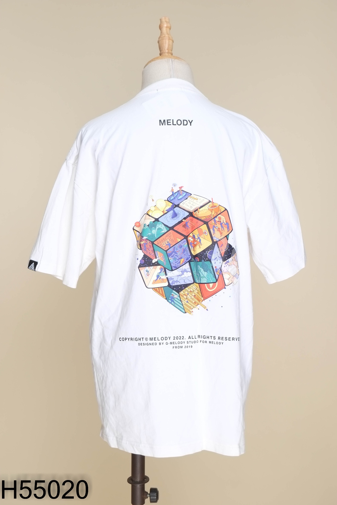 Áo MELODYZ trắng in hình