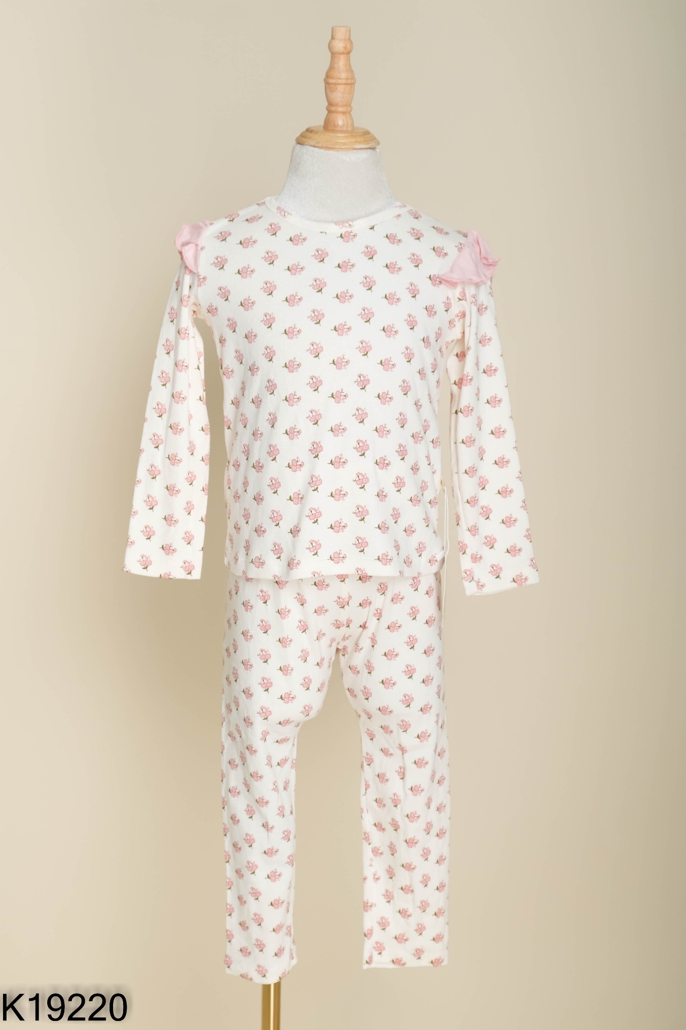 NEWTAG SET Áo be hoa hồng + quần dài KIDS