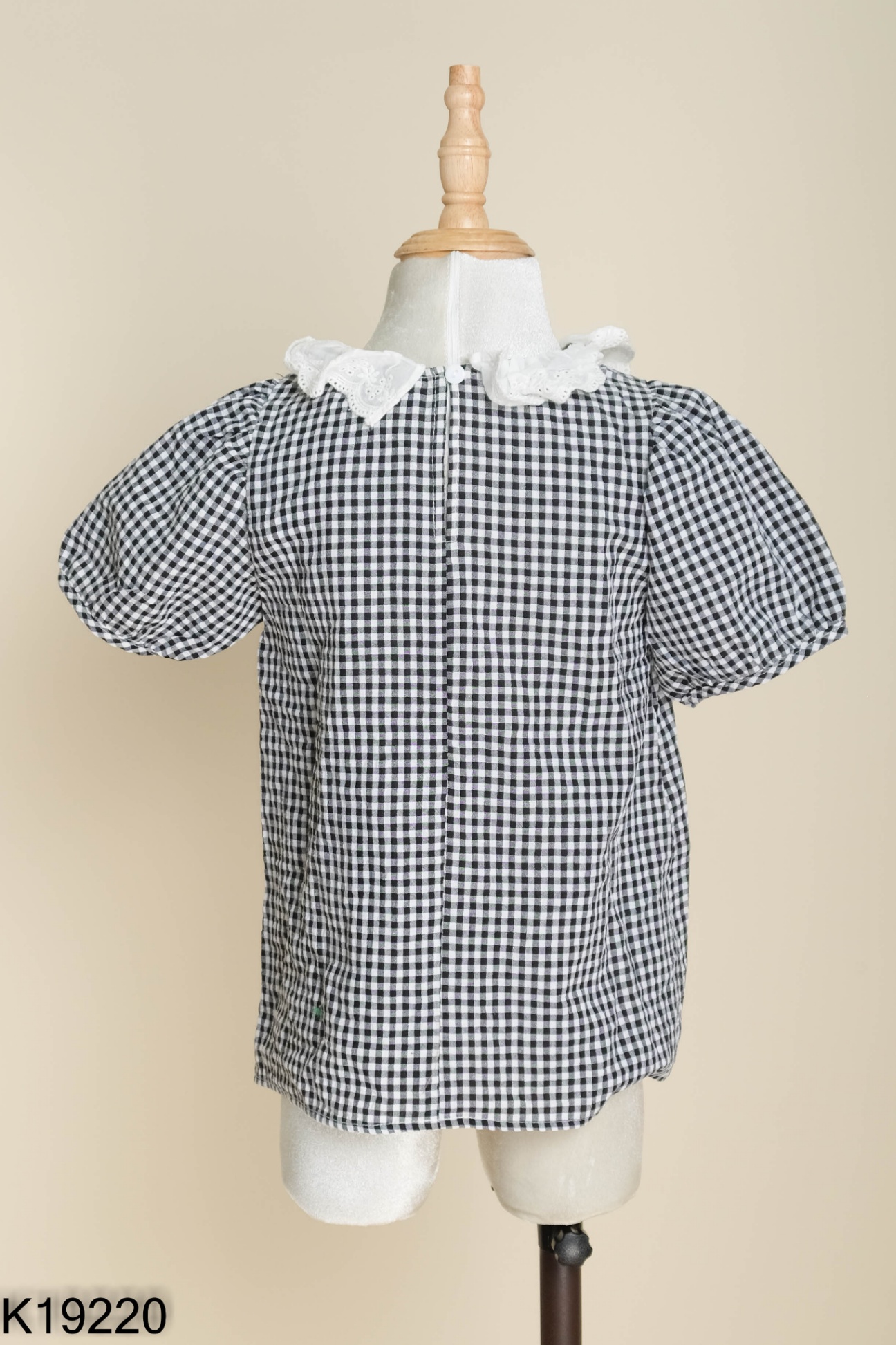 NEWTAG Áo xám kẻ caro KIDS