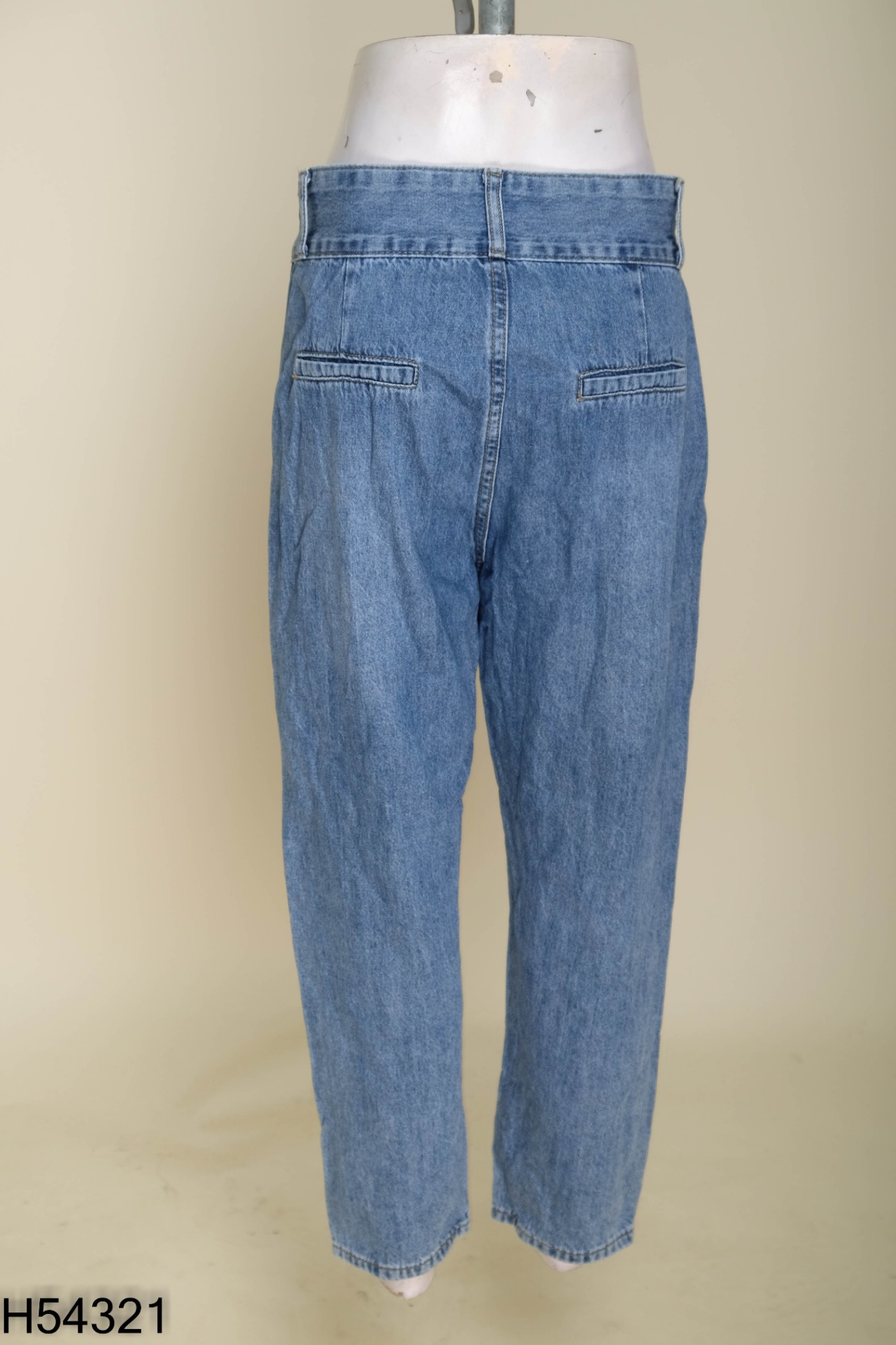 Quần jeans ghi túi mini nhỏ