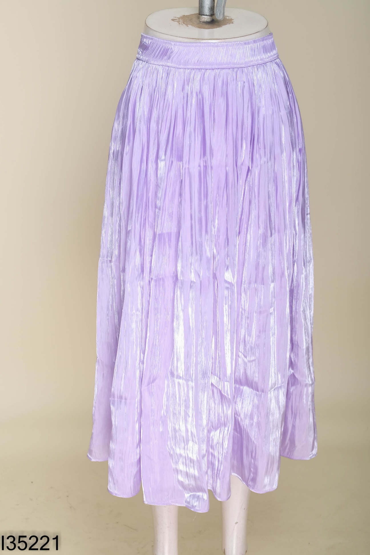 Chân váy organza tím