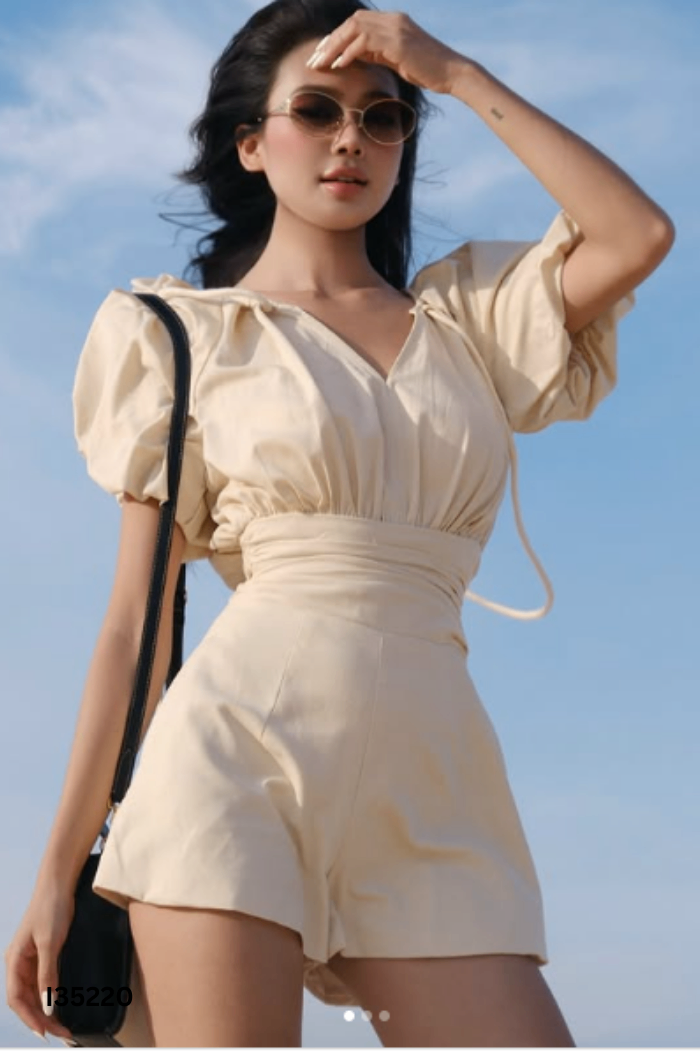 Jumpsuits be tay phồng