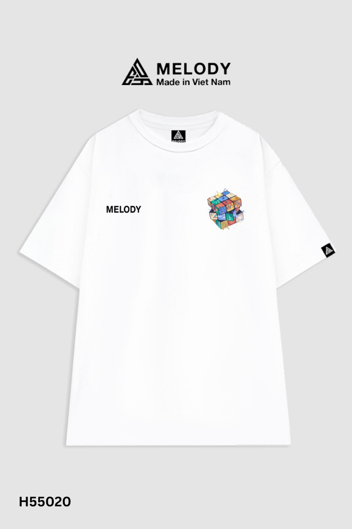 Áo MELODYZ trắng in hình