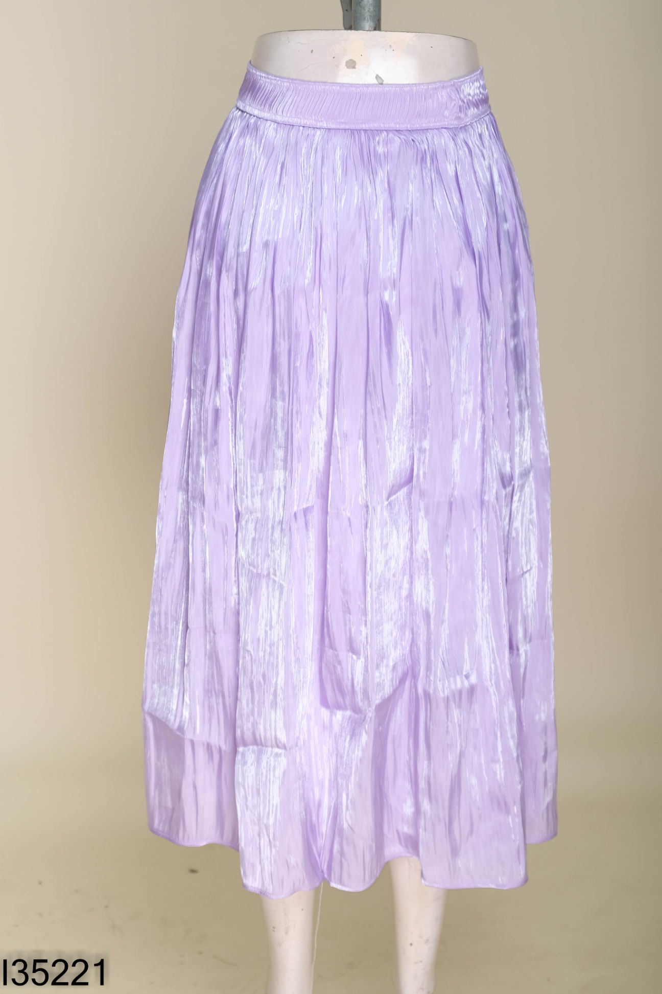 Chân váy organza tím