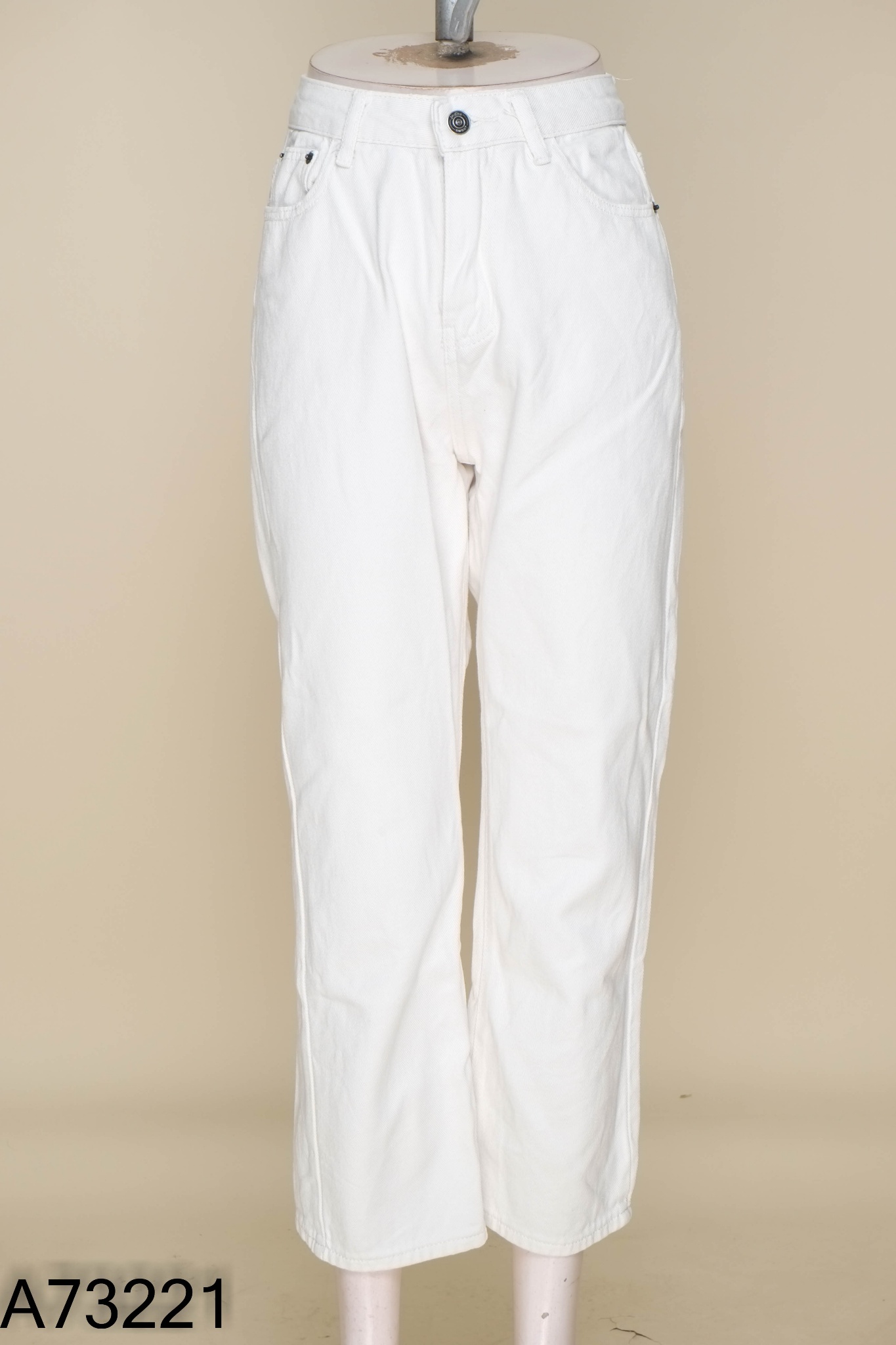 Quần jeans trắng trơn