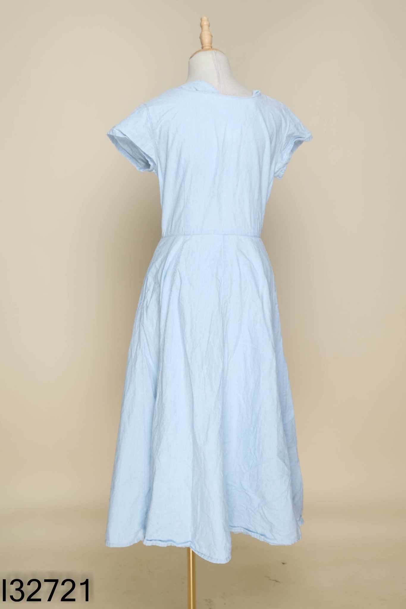 Váy dài jean xanh nhạt
