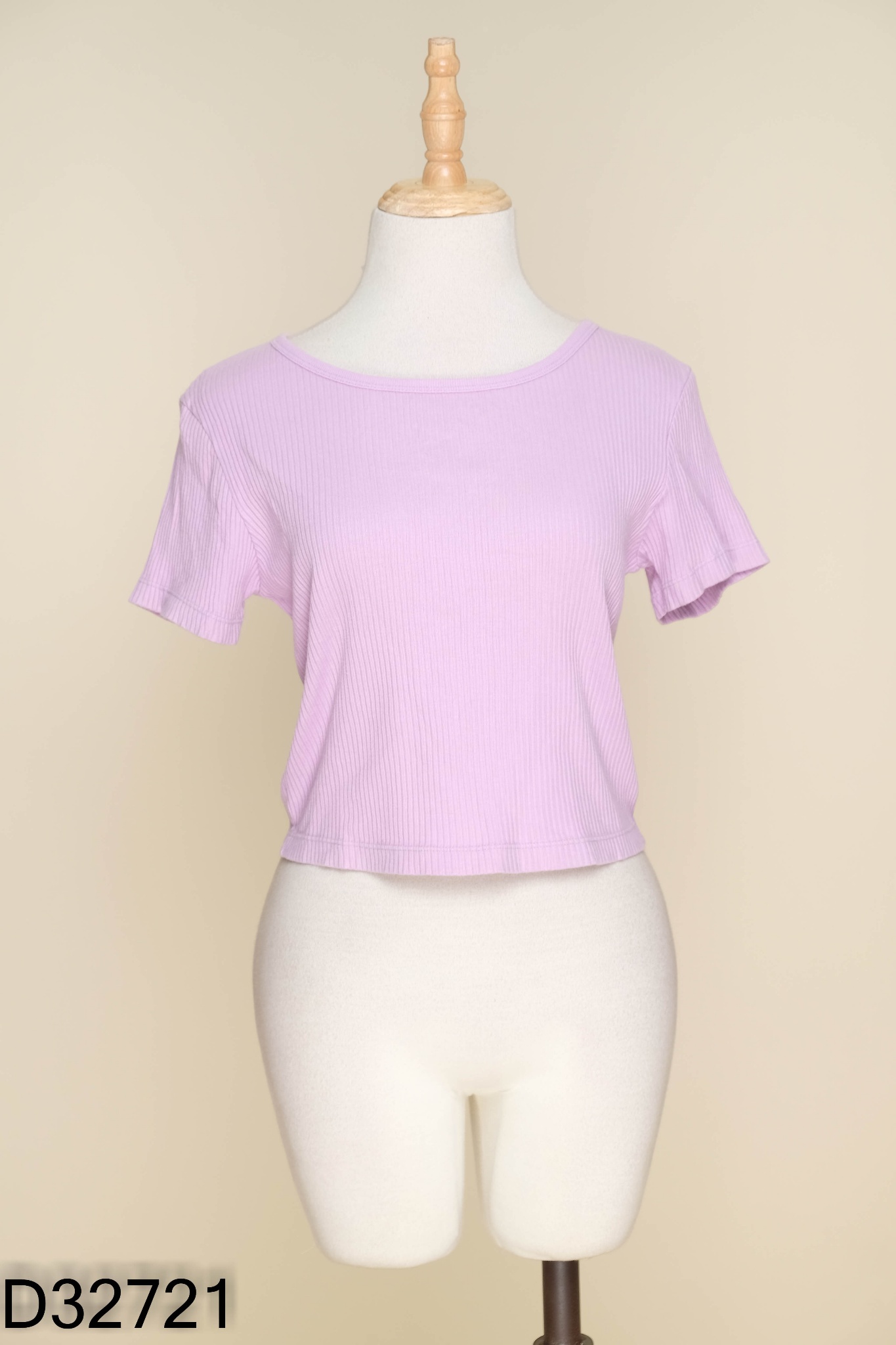 Áo UNIQLO tím trơn