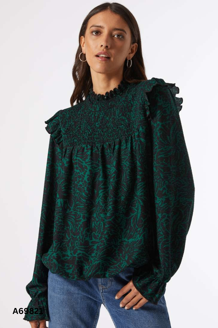 Áo DOROTHY PERKINS thun đen xanh bèo