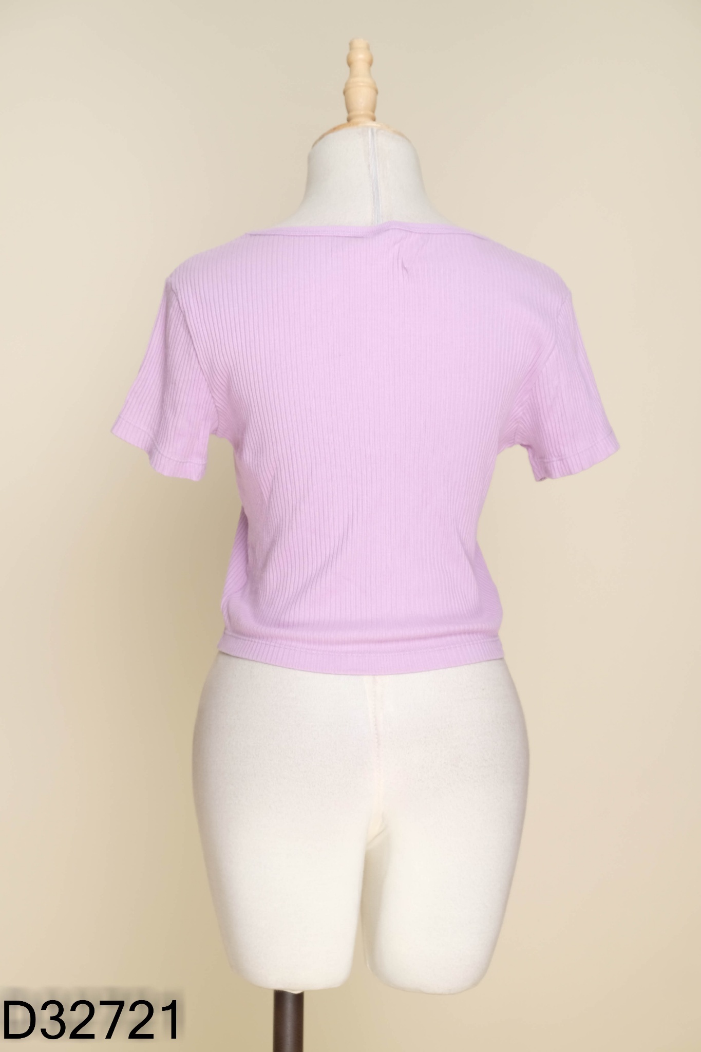 Áo UNIQLO tím trơn