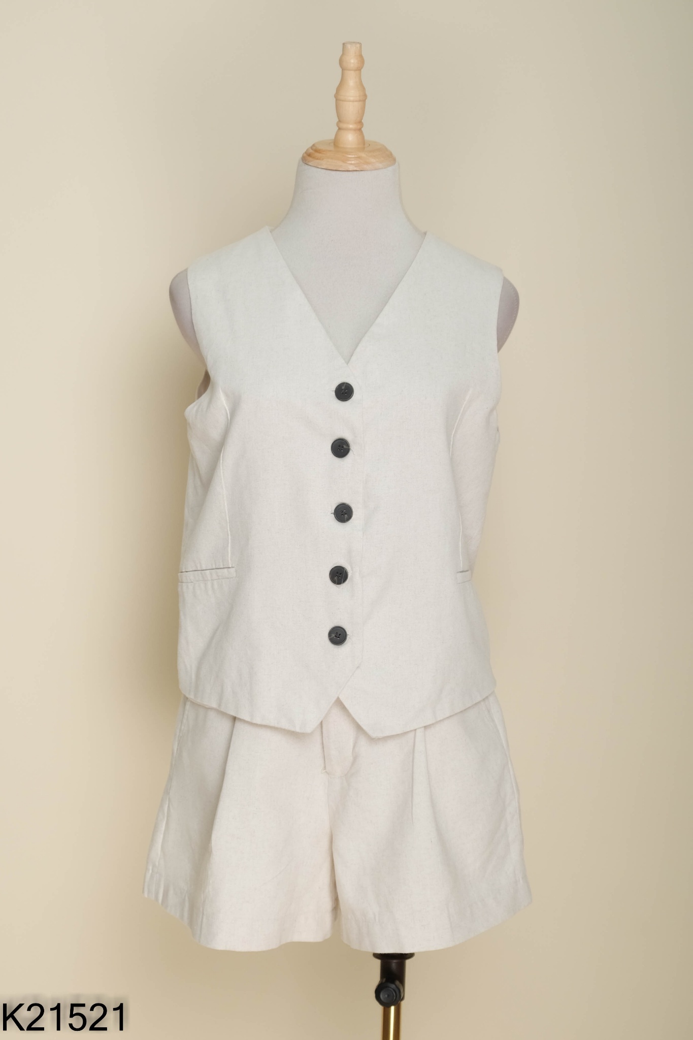 Set Áo linen SHUSHI be + quần shorts