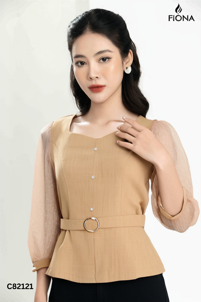 Áo be TG MODE tay voan đính ngọc
