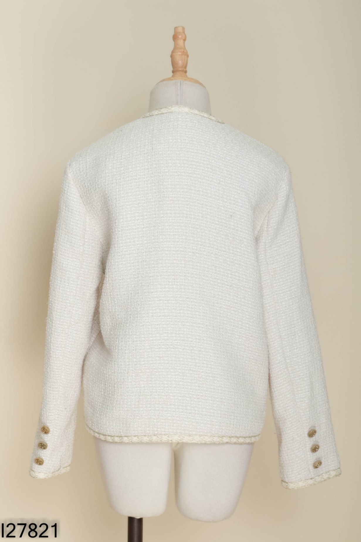 Áo dạ tweed be