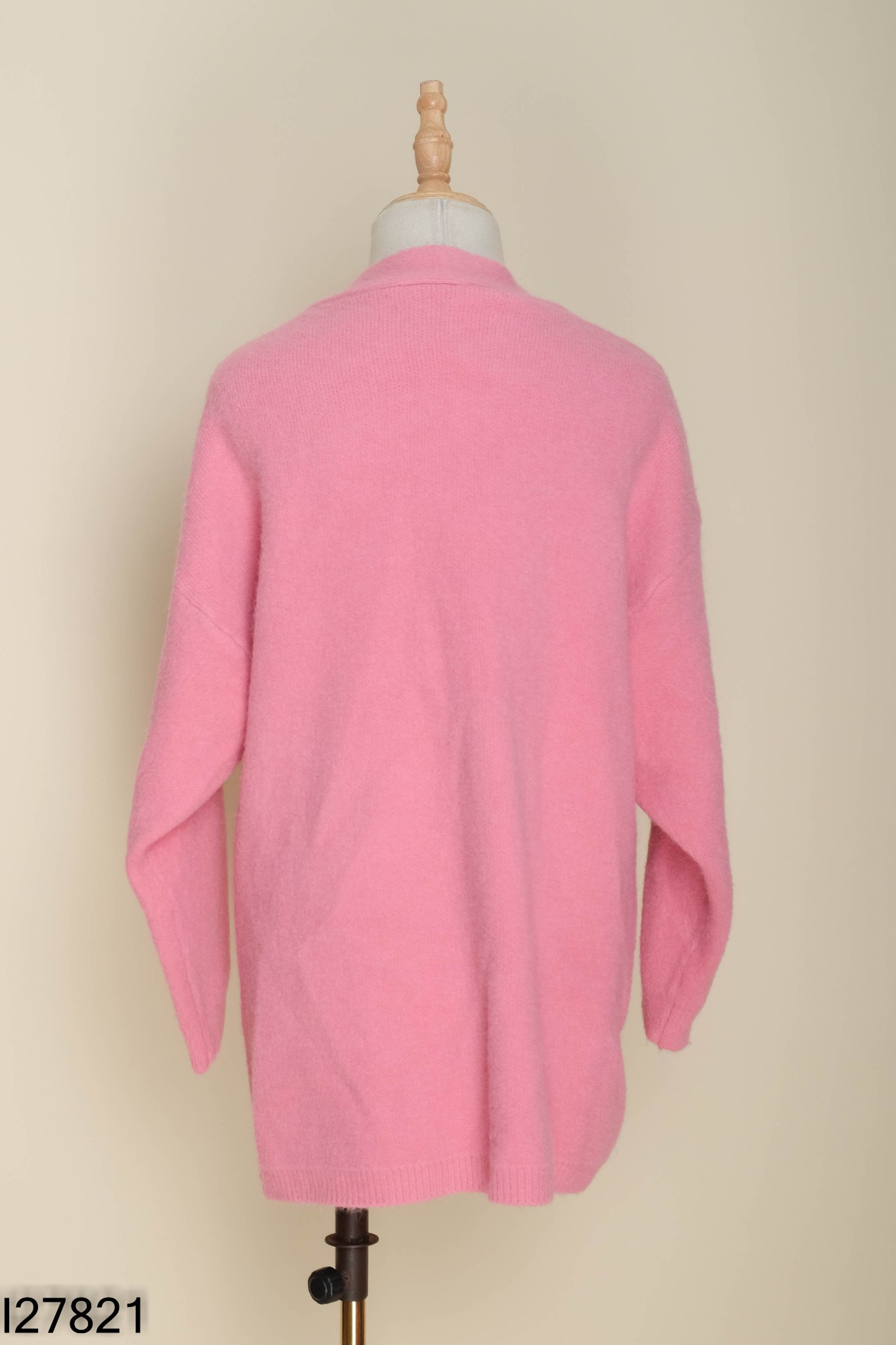 Cardigan len hồng