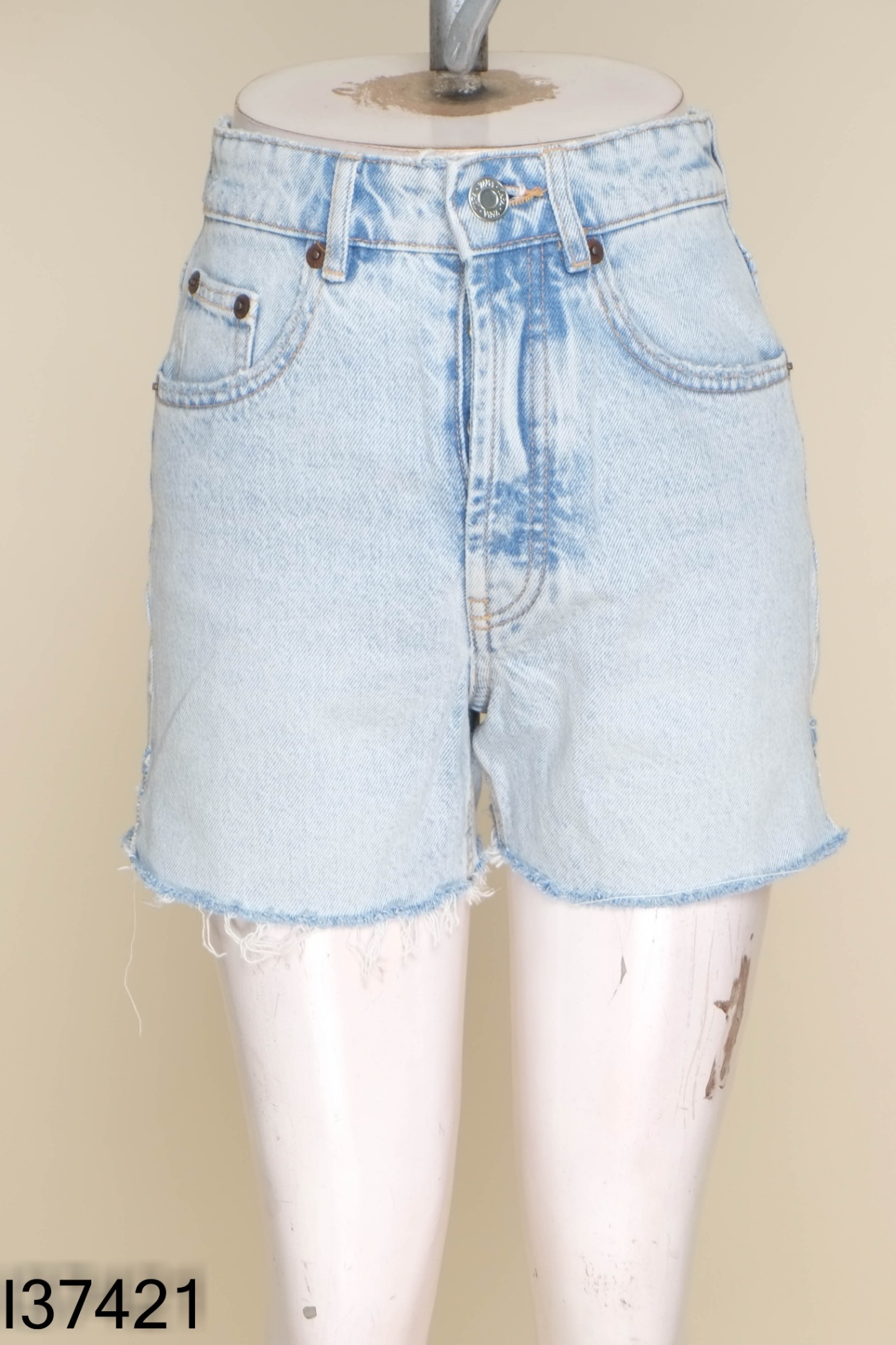 Quần shorts ZARA jeans xanh nhạt