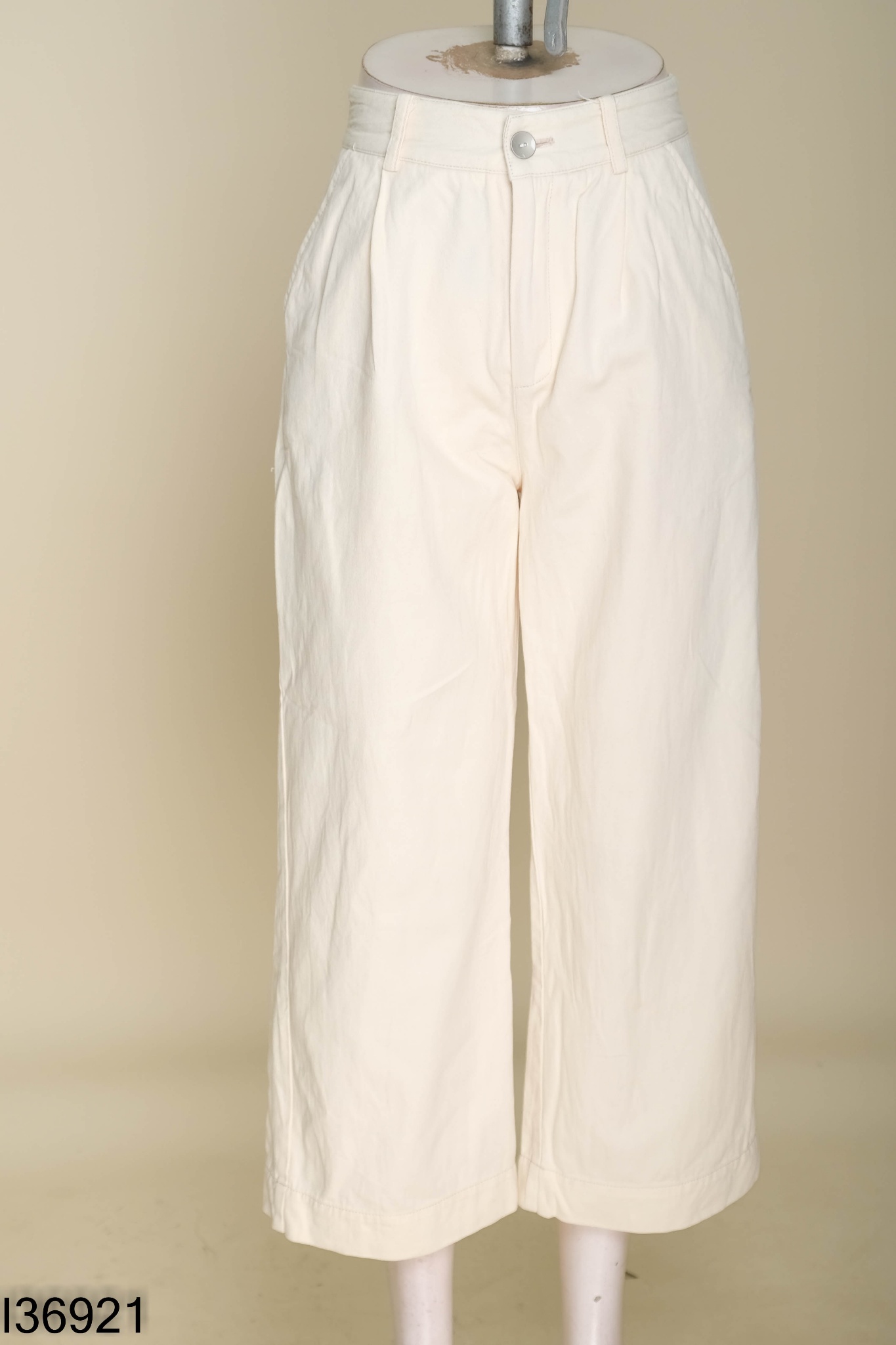 Quần jeans MADELEN be trơn
