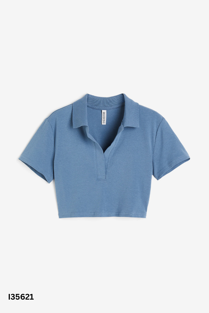 Áo HM xanh croptop