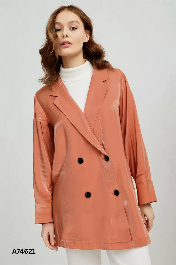 Blazer CCHAT cam nâu