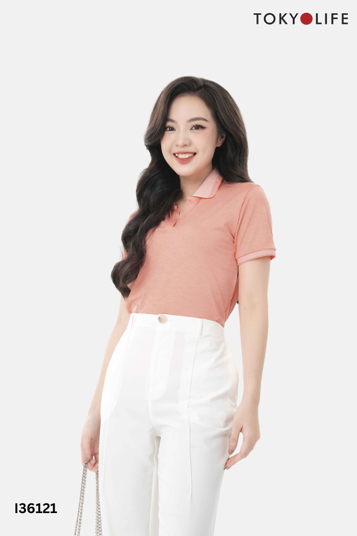 Áo polo TOKYO LIFE hồng