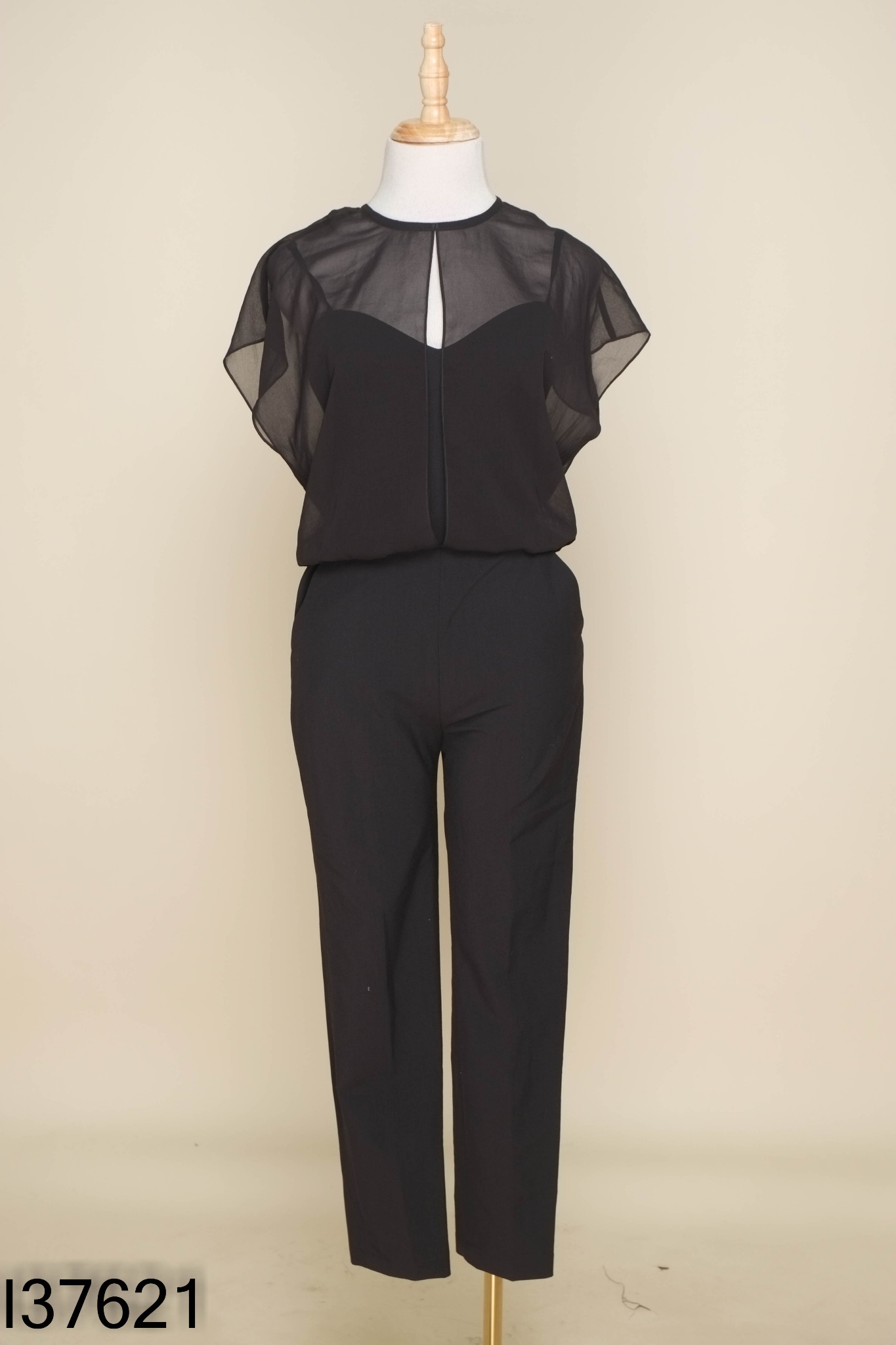 NEWTAG Jumpsuit KELLY BUI đen trơn