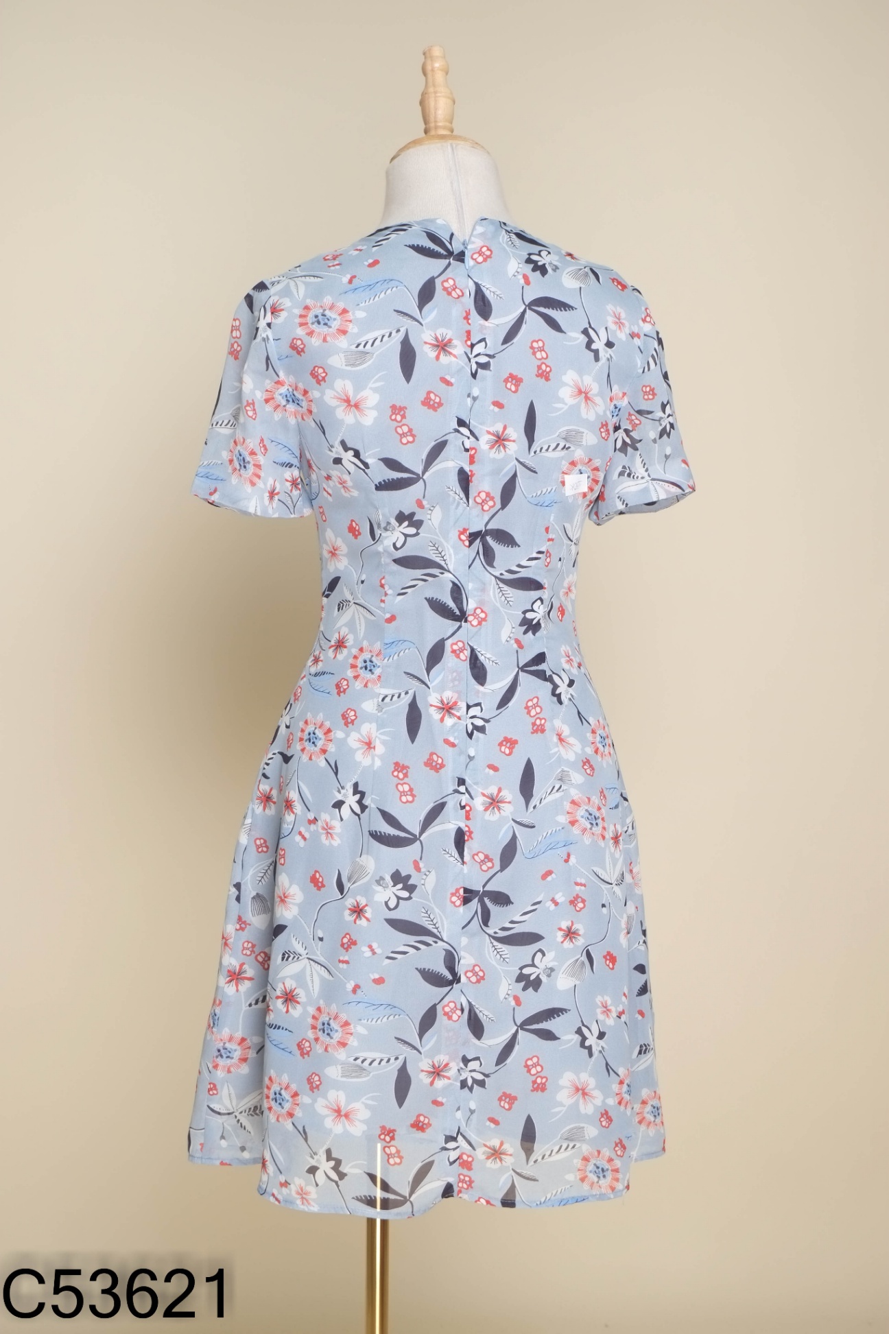 Váy OLV BOUTIQUE xanh hoa