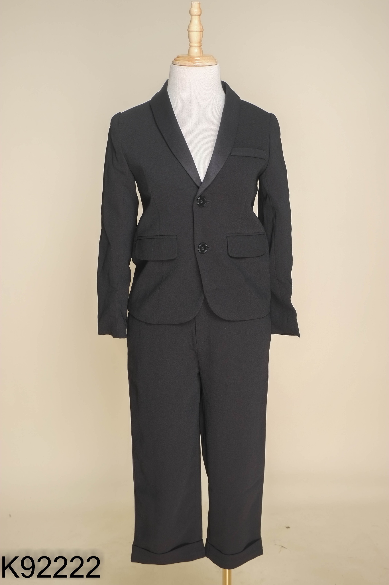 Set Áo vest ELISE đen + quần dài KIDS