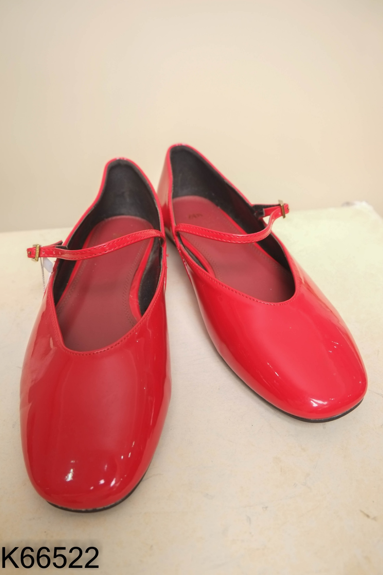 Giày bệt da đỏ (ZARA xuất)