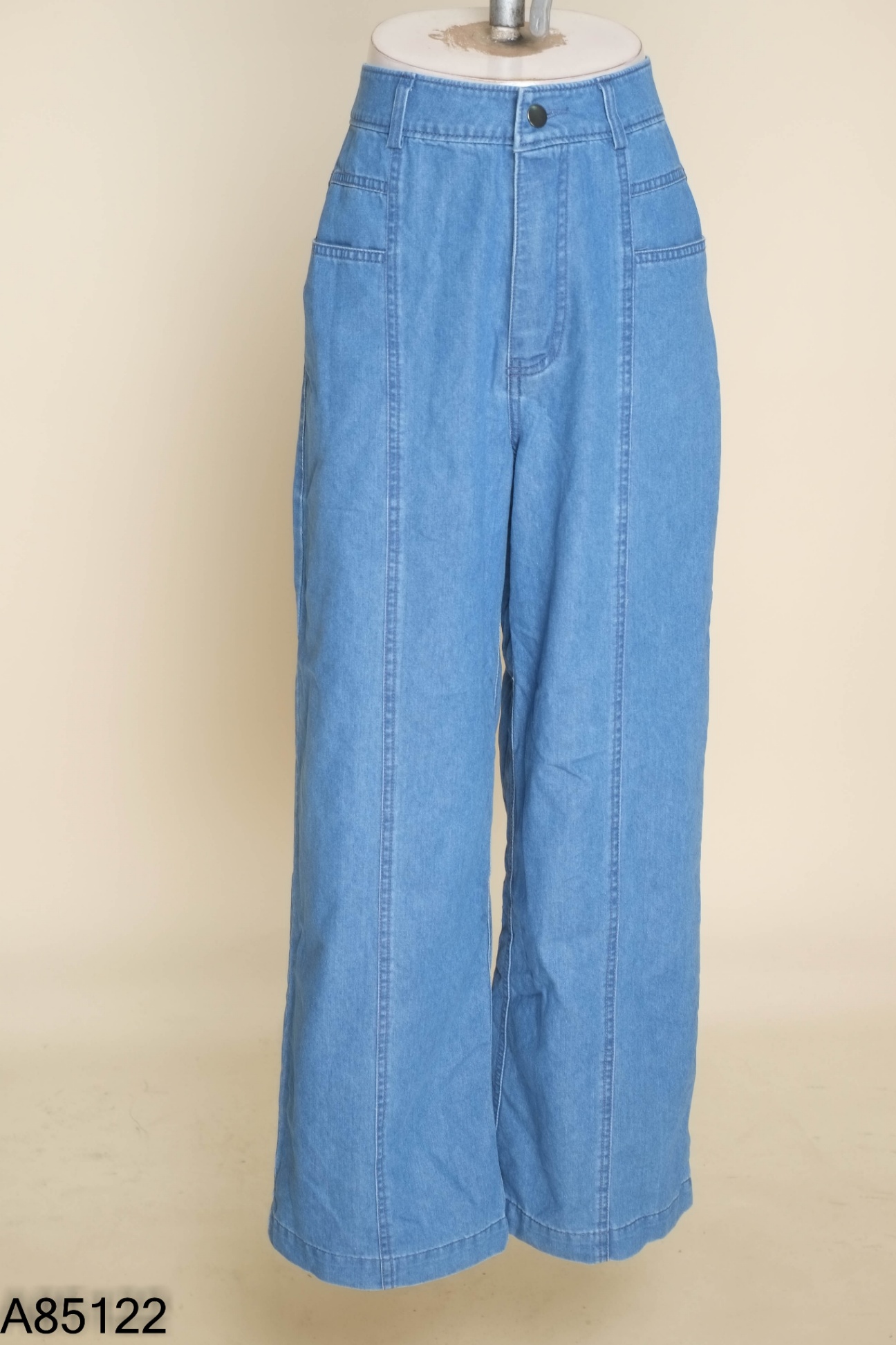 Quần SHOJO jeans xanh ống rộng
