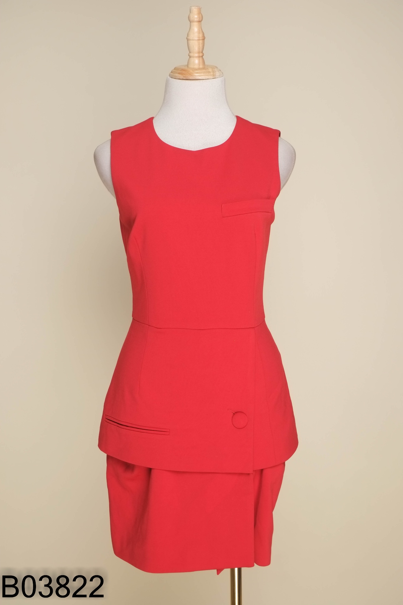 Váy sát nách đỏ HIỀN ANH BOUTIQUE