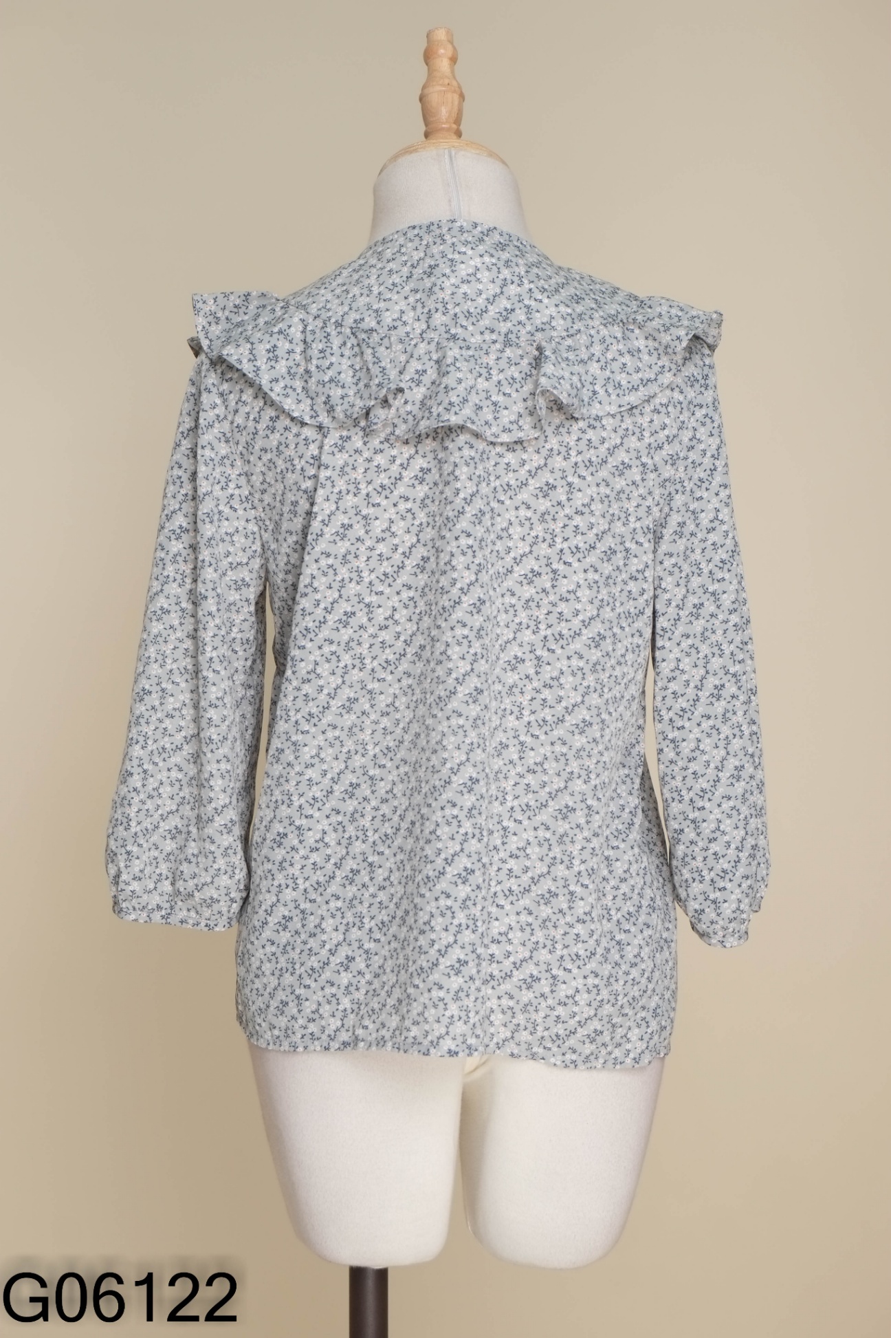 Áo ADORE DRESS xanh hoa nhí