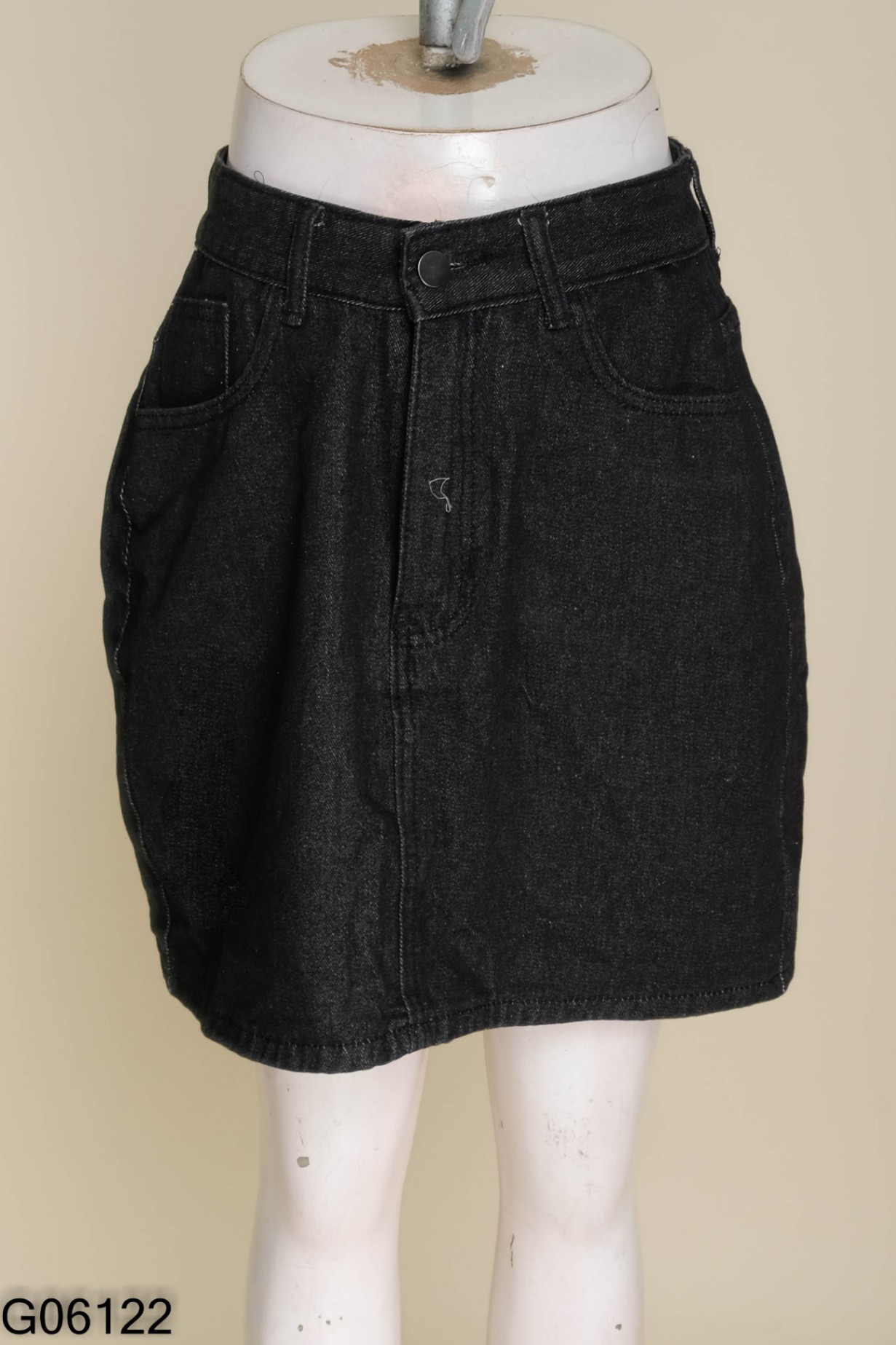 Chân váy jeans đen