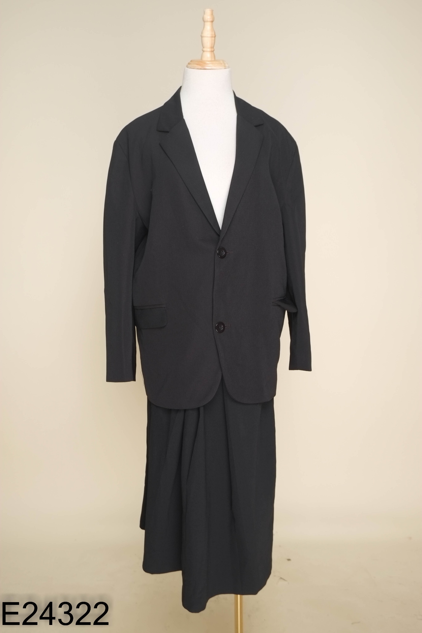 SET Blazer đen trơn + chân váy