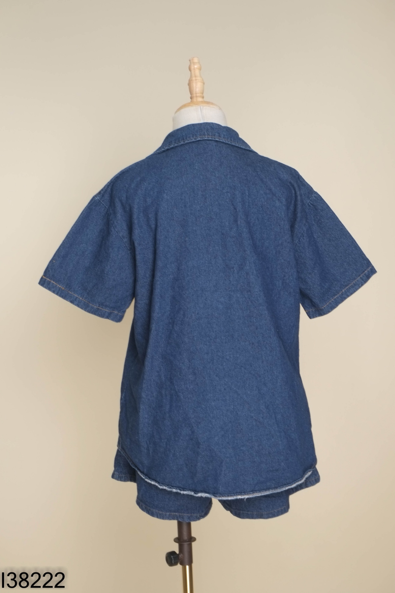 SET jeans xanh áo sơ mi + quần short