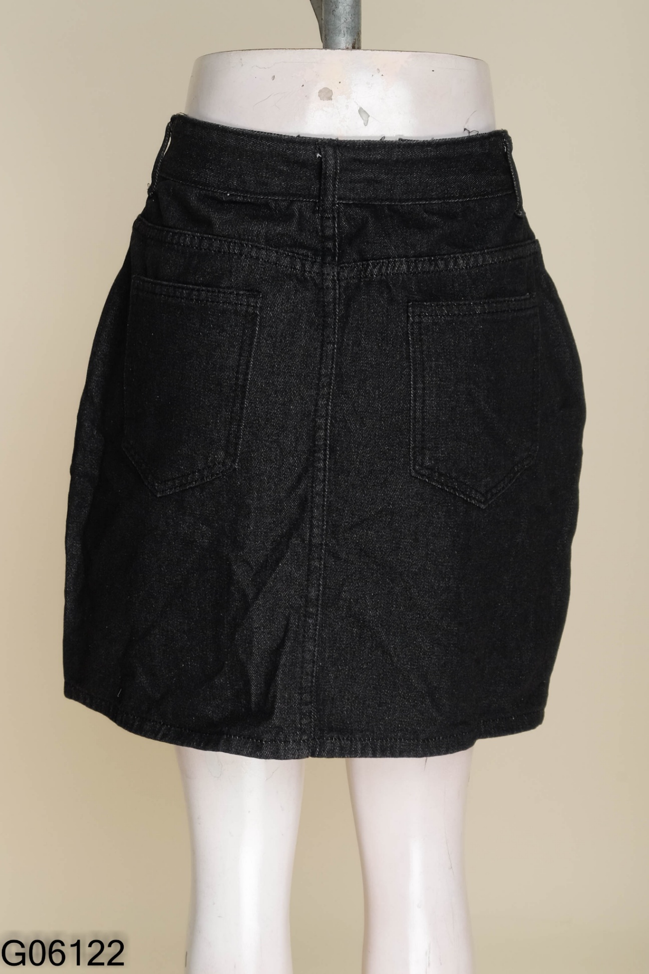 Chân váy jeans đen