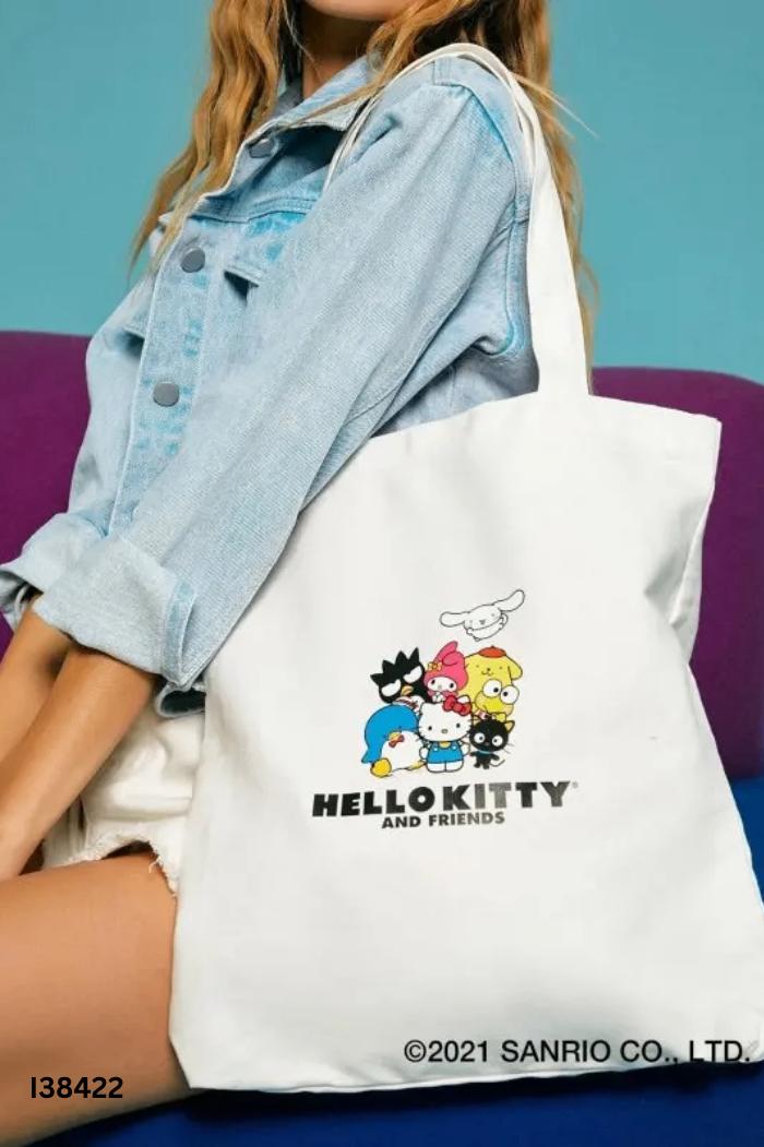 Túi tote trắng SHEIN Helly Kitty