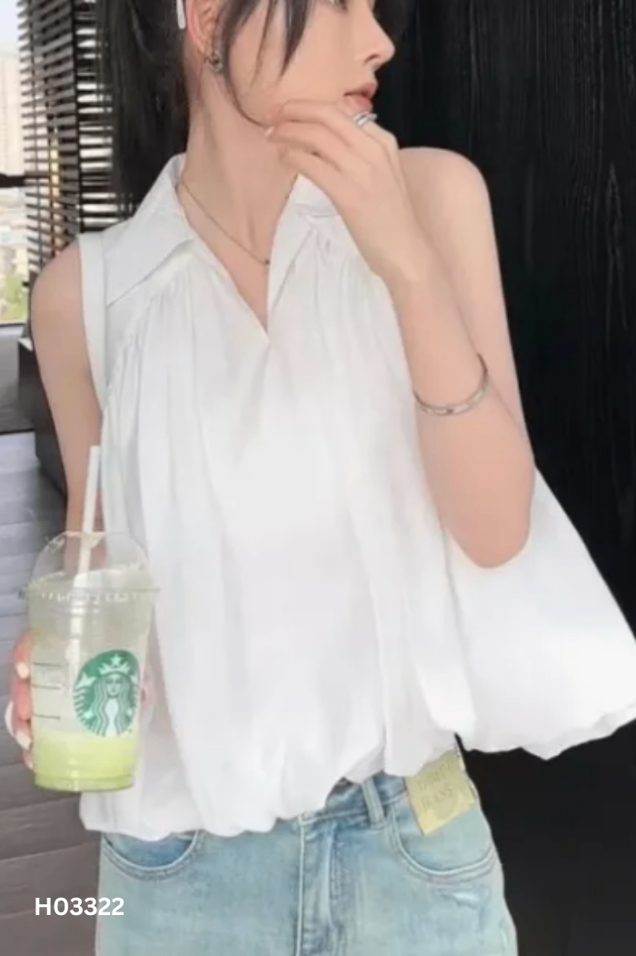 Áo trắng sát nách